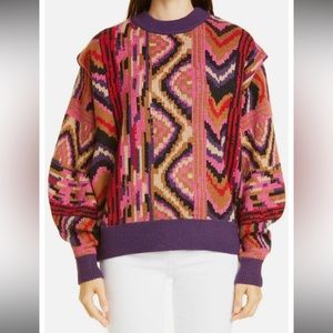 Farm Rio Sweater 🩷🖤💜❤️ NWT